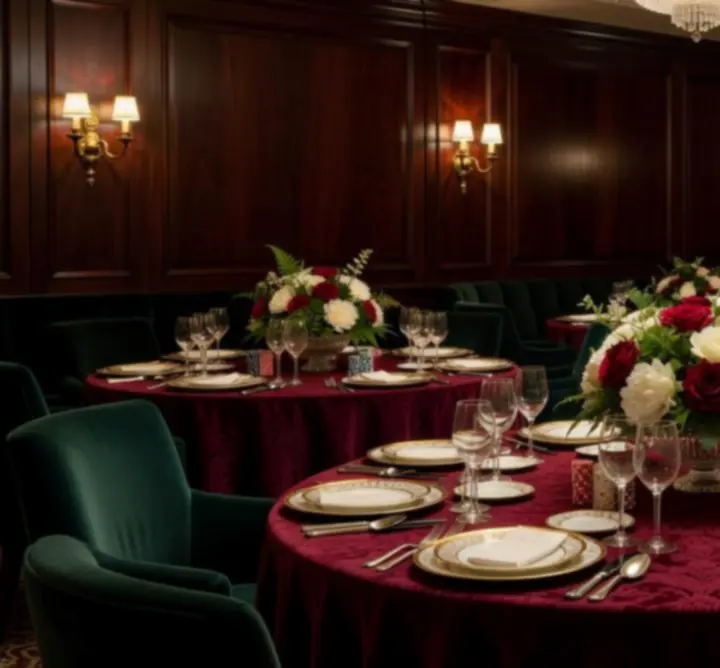 Elegáns, privát VIP terem a Magyar Lounge Hubban, poker asztallal és exkluzív enteriőrrel.